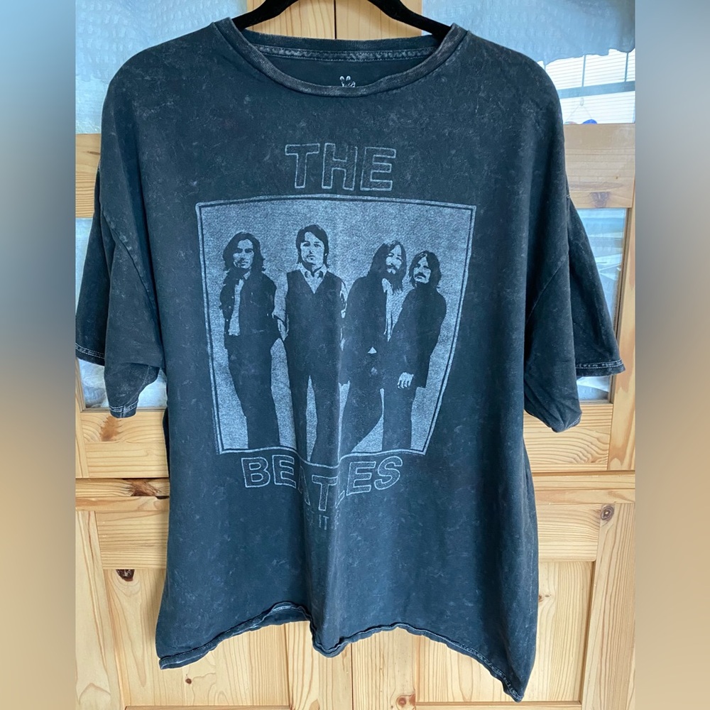 Junk Food Clothing Vintage Black Beatles Tee